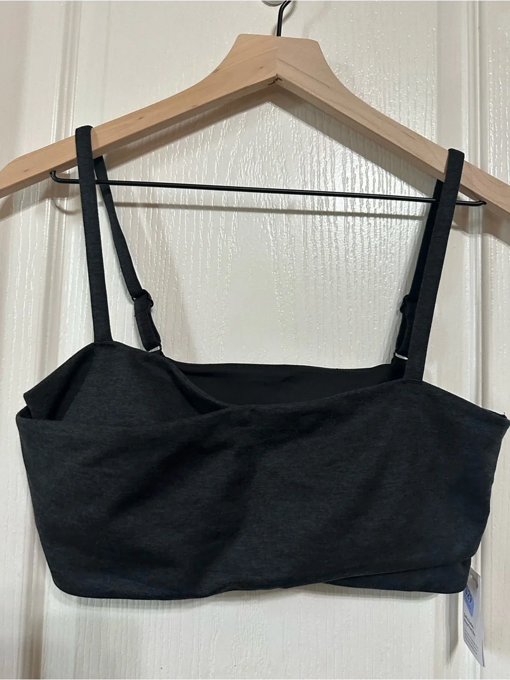 Lululemon Softy Suedey Wrap-Front Bra Light Support, B/C Cup Black